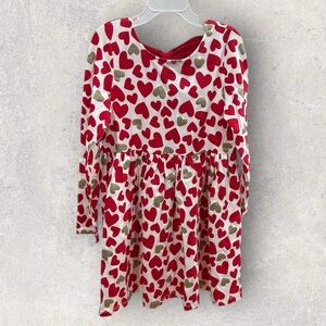 Tommy Bahama Kids Dress with Red and Gold Hearts